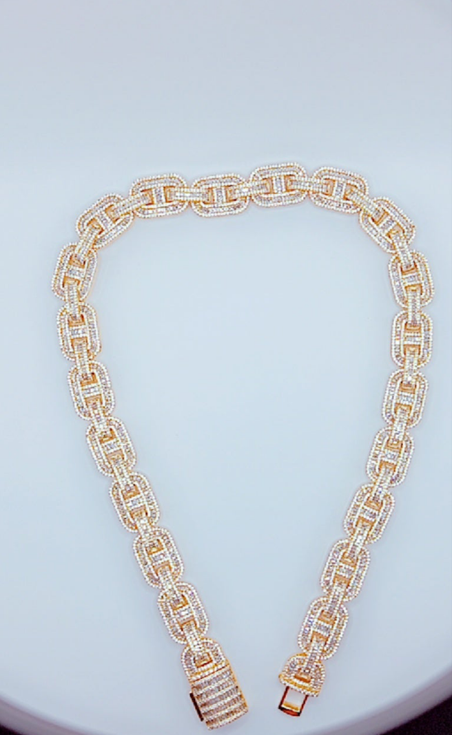 Collier Émilie en zircone OR