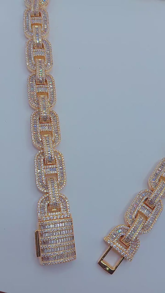 Collier Émilie en zircone OR